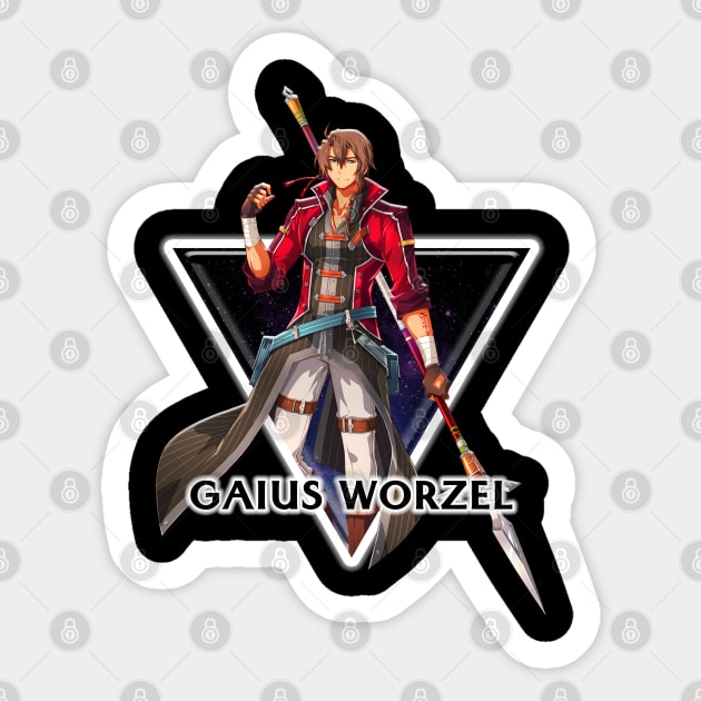 Trails of Cold Steel - Gaius Worzel Sticker by RayyaShop